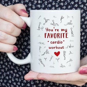 Youre My Favorite Cardio Workout Funny Couple Mug